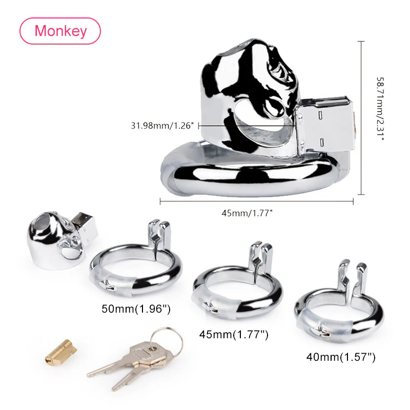 Animal Chastity Cage (3 Rings) - Image 11