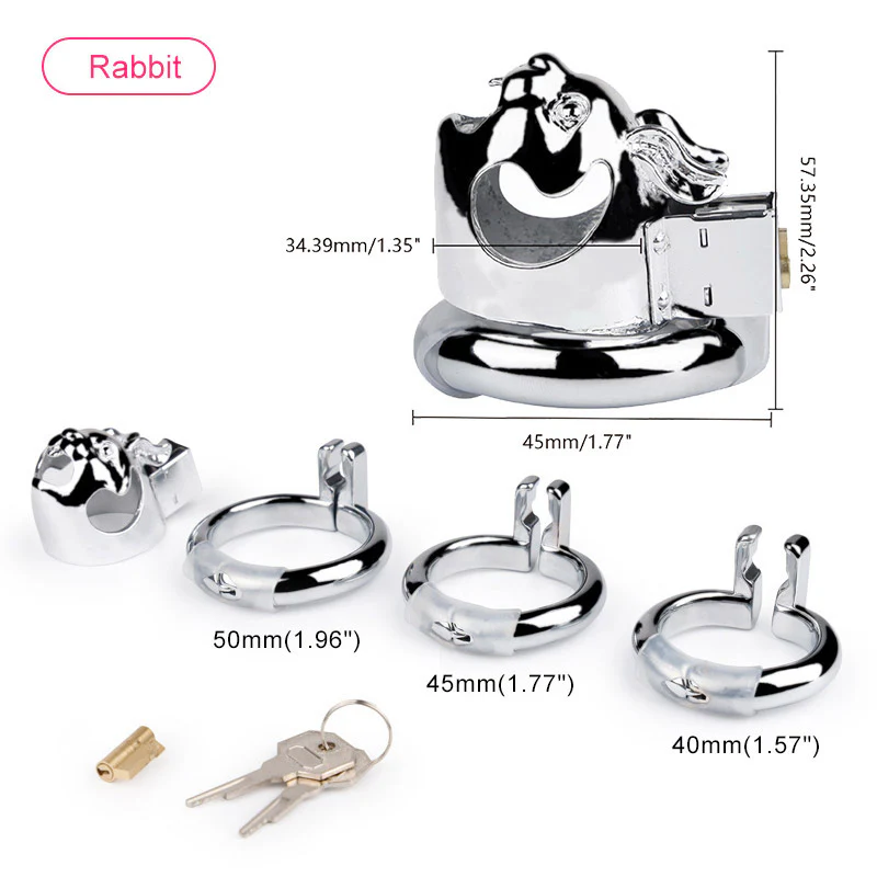 Animal Chastity Cage (3 Rings) - Image 4