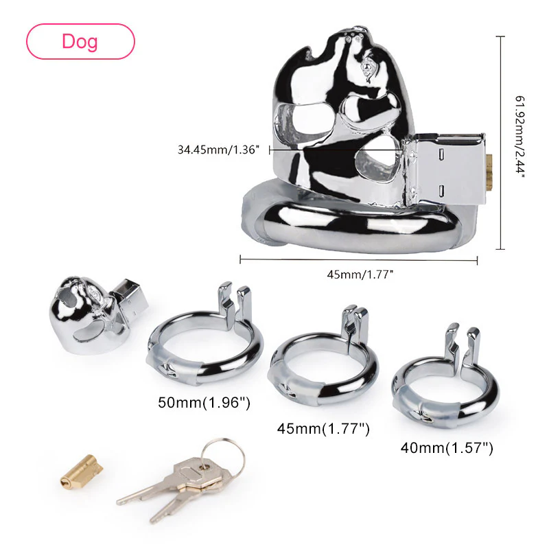 Animal Chastity Cage (3 Rings) - Image 8