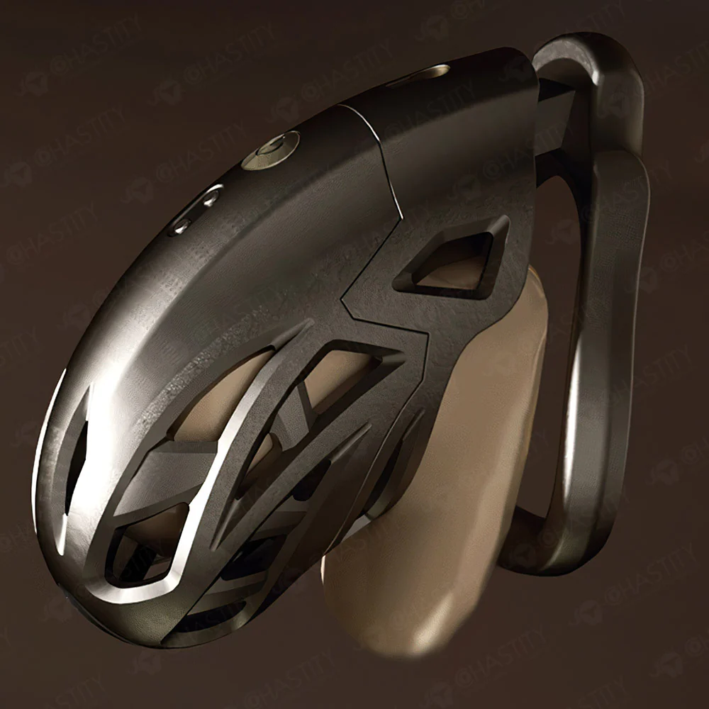 Future Warrior Armor App Controlled Cock Cage (Electric Shock) - Image 11