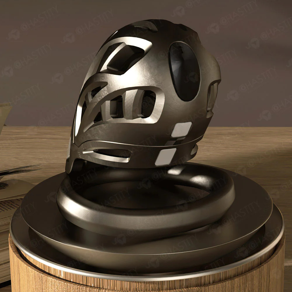 Future Warrior Armor App Controlled Cock Cage (Electric Shock) - Image 12