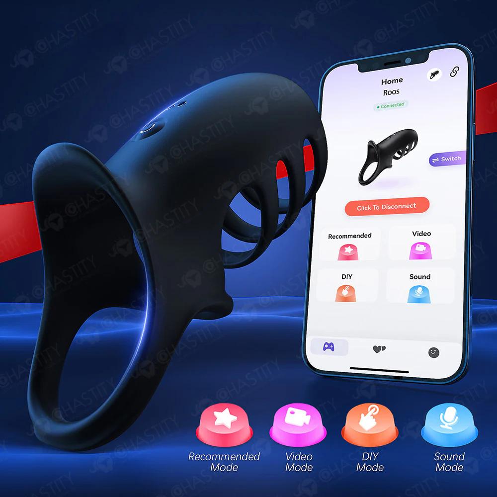 APP Remote Control Vibrating Cock Ring - Image 2
