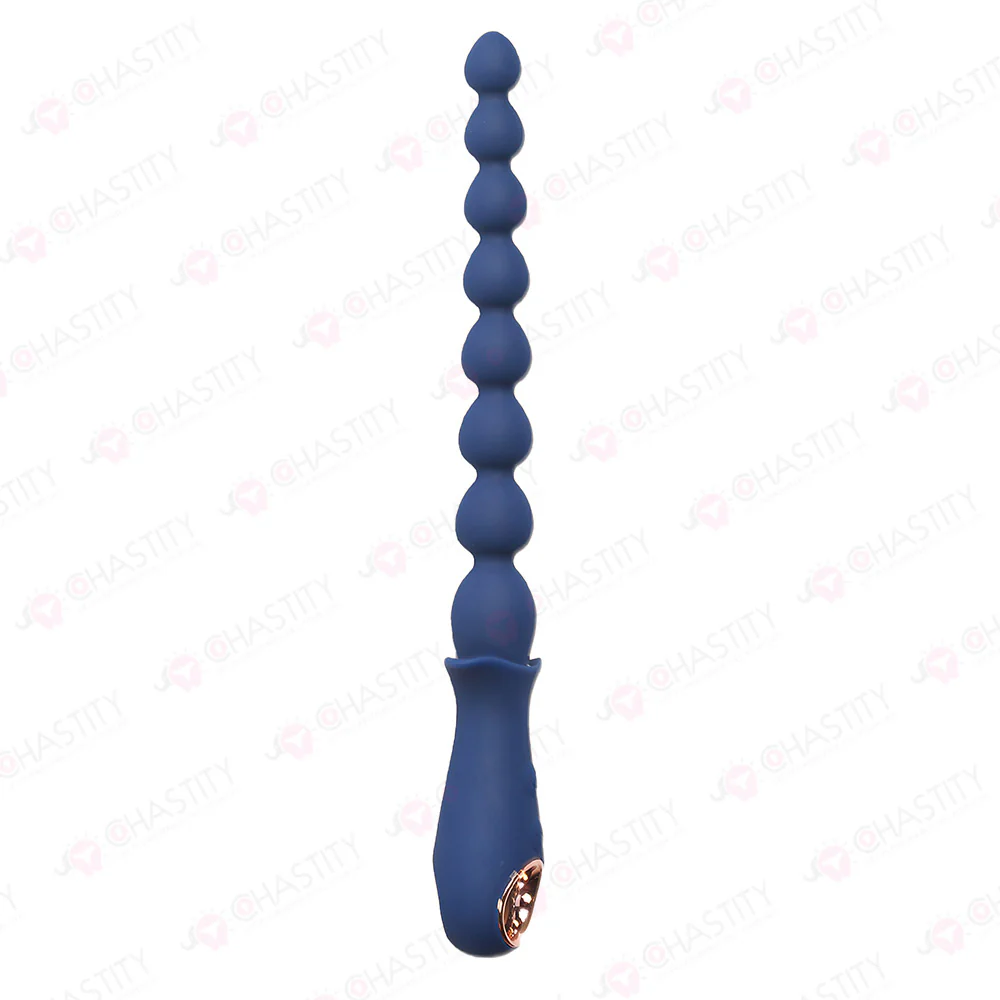 Beaded Vibrating Anal Plug - Image 2