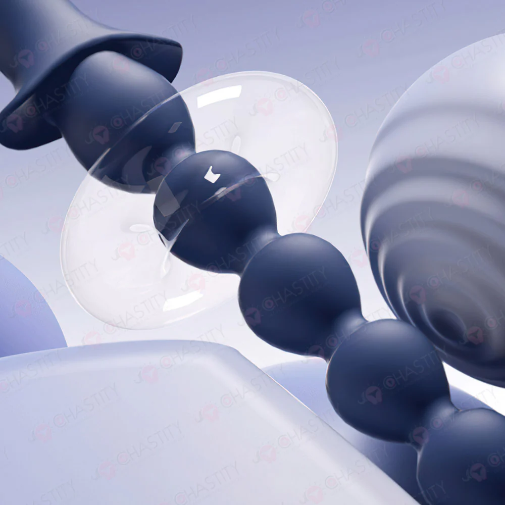 Beaded Vibrating Anal Plug - Image 5
