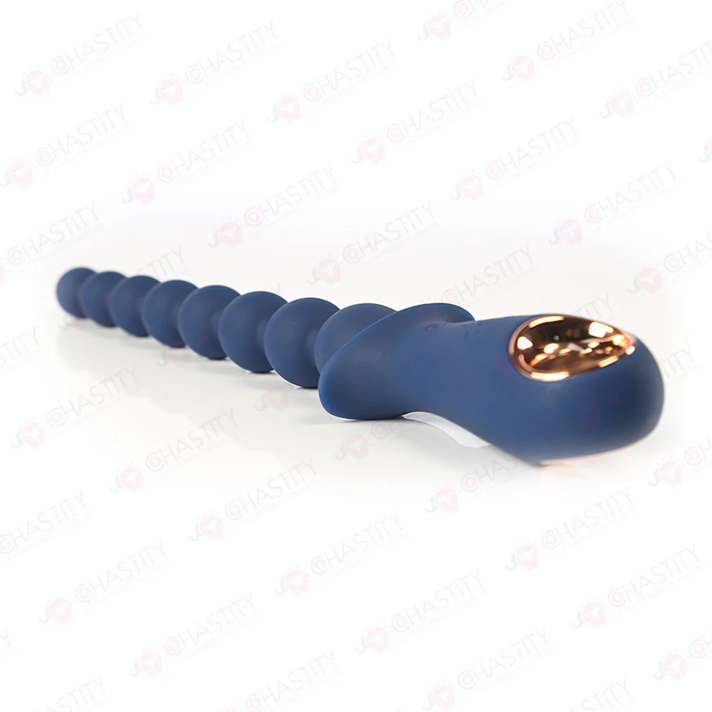 Beaded Vibrating Anal Plug - Image 9