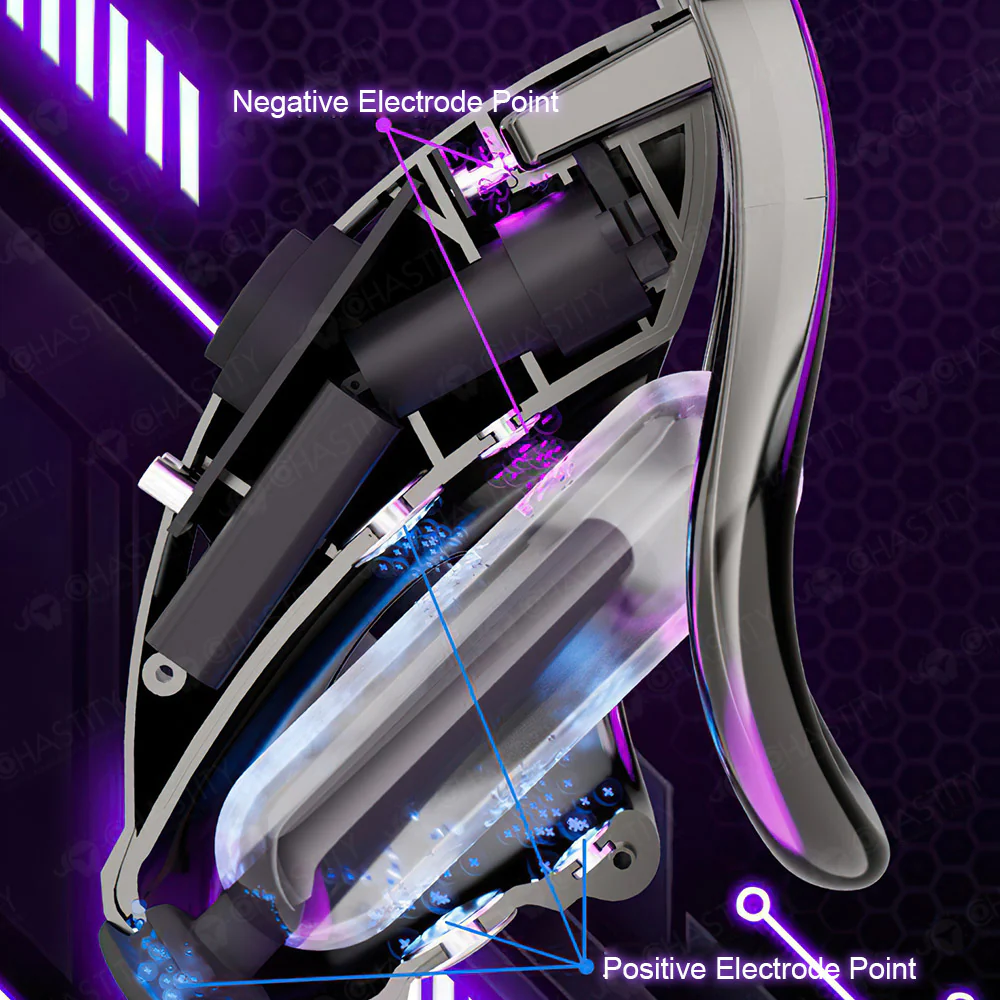 LOCKINK Mobile-Controlled Bee Sting Electric Shock Chastity As Punishment - Image 8