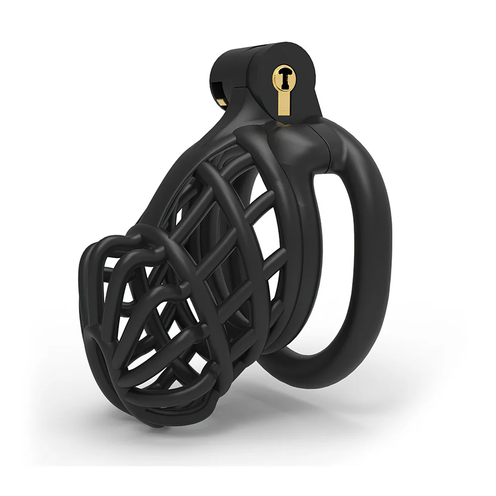 Black Chastity Cage - Image 3