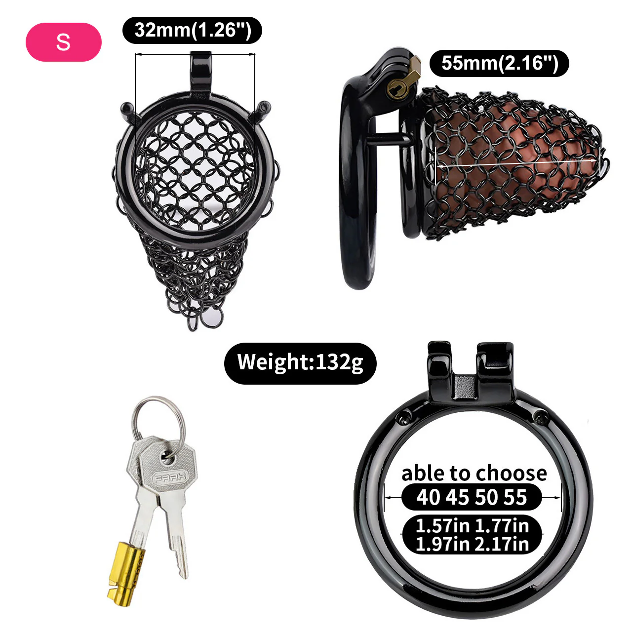 Soft Black Chastity Armor - Image 6