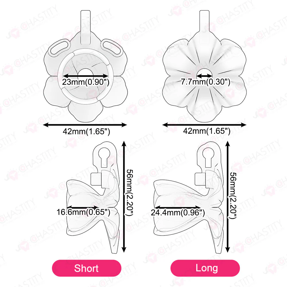 Blooming Flower Shrinking In Chastity - Image 3