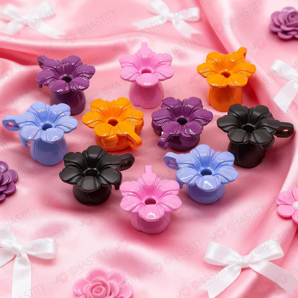 Blooming Flower Shrinking In Chastity - Image 7