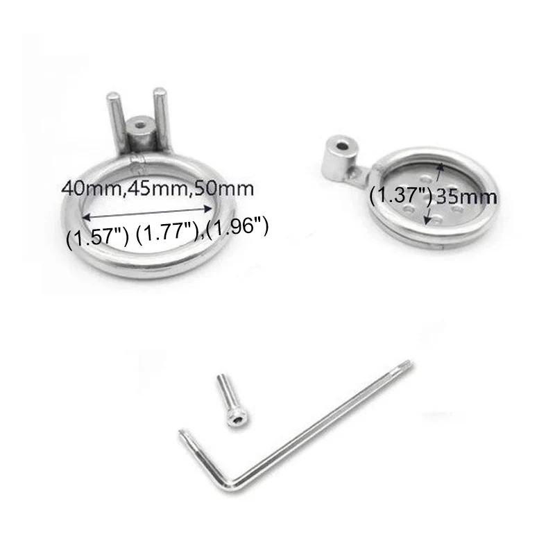 Flat Steel Cage For Dick (Screw Lock) - Image 6