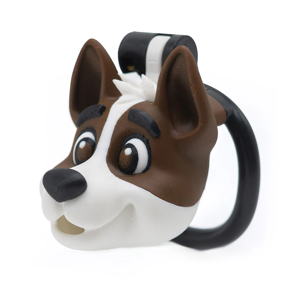 Cartoon Dog Cage Of Tease Chastity