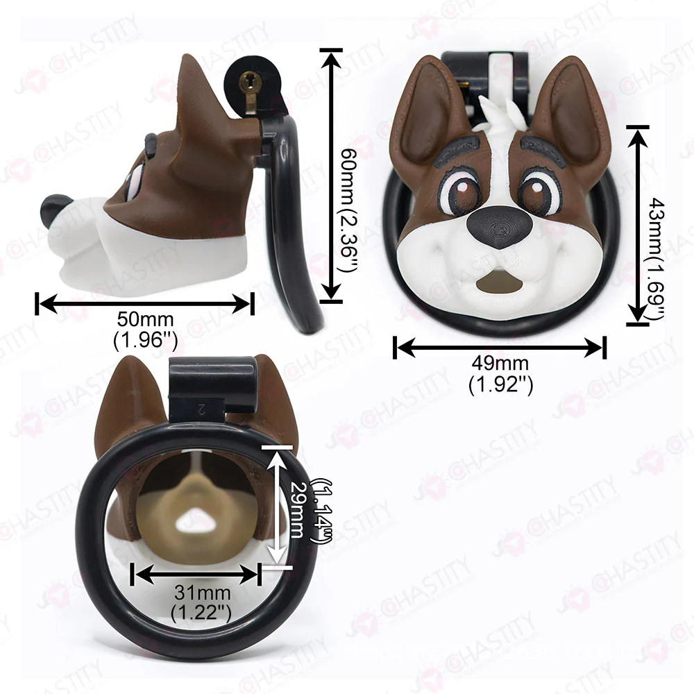 Cartoon Dog Cage Of Tease Chastity - Image 3