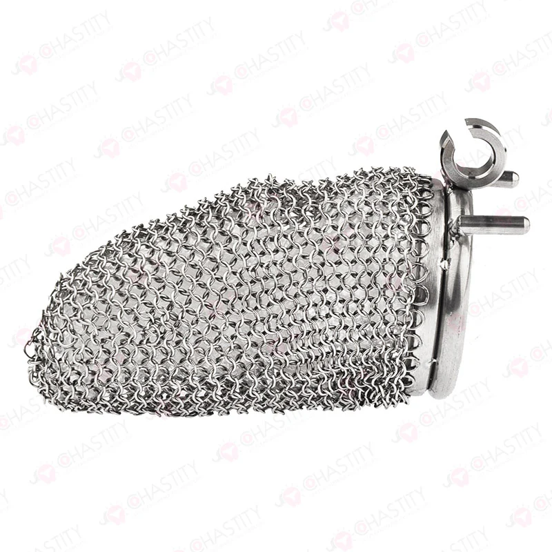 Chain Chastity Device With Adjustable Hinged Ring - Image 5
