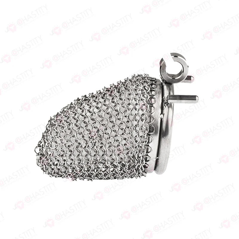 Chain Chastity Device With Adjustable Hinged Ring - Image 6
