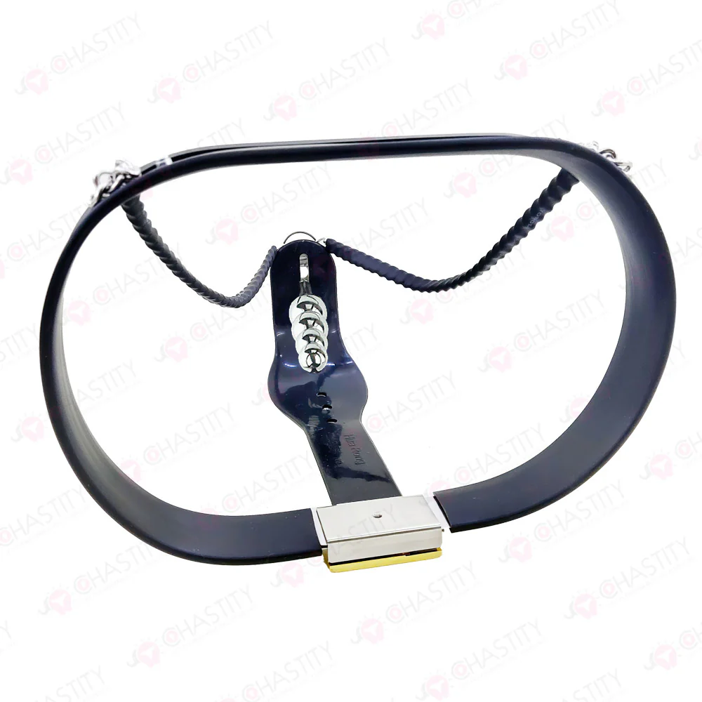 Chastity Belt With Vaginal Plug - Image 3
