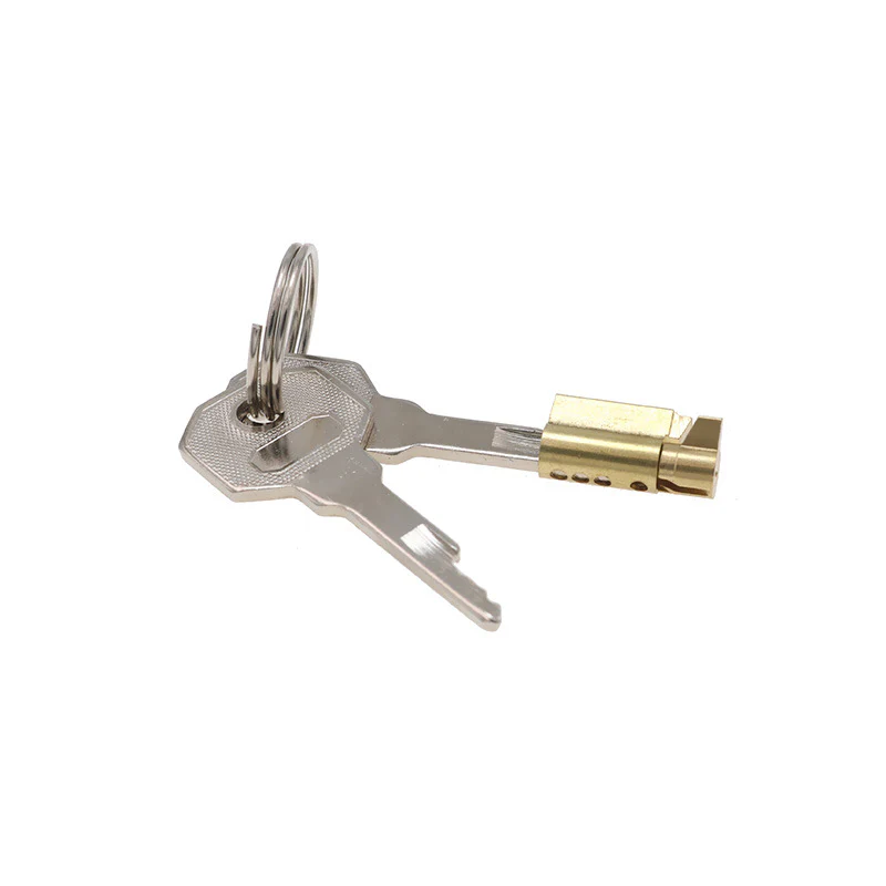 Chastity Cage Accessories - Brass Lock - Image 3