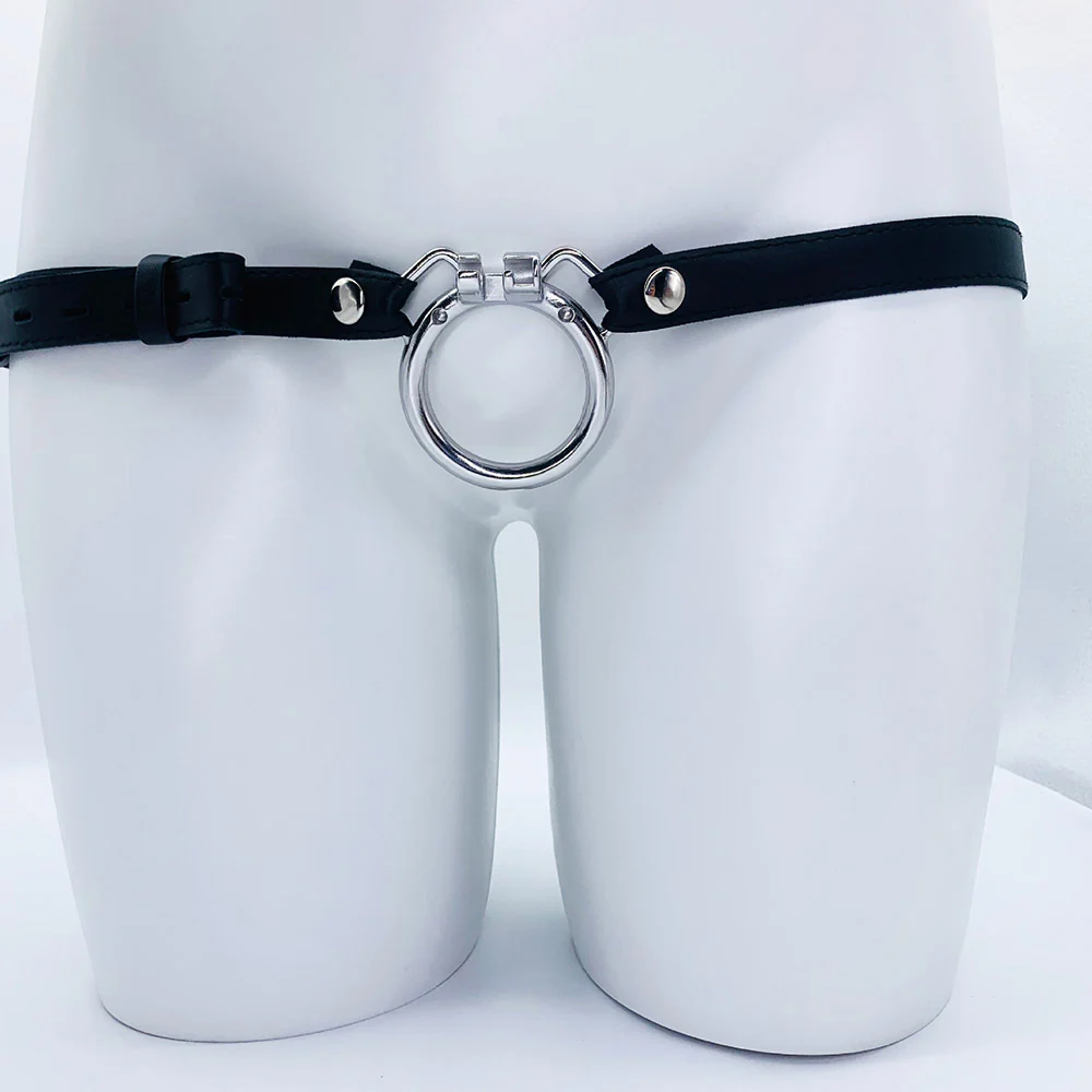 Chastity Cage Accessory Ring (With Ears) & Belt - Image 6