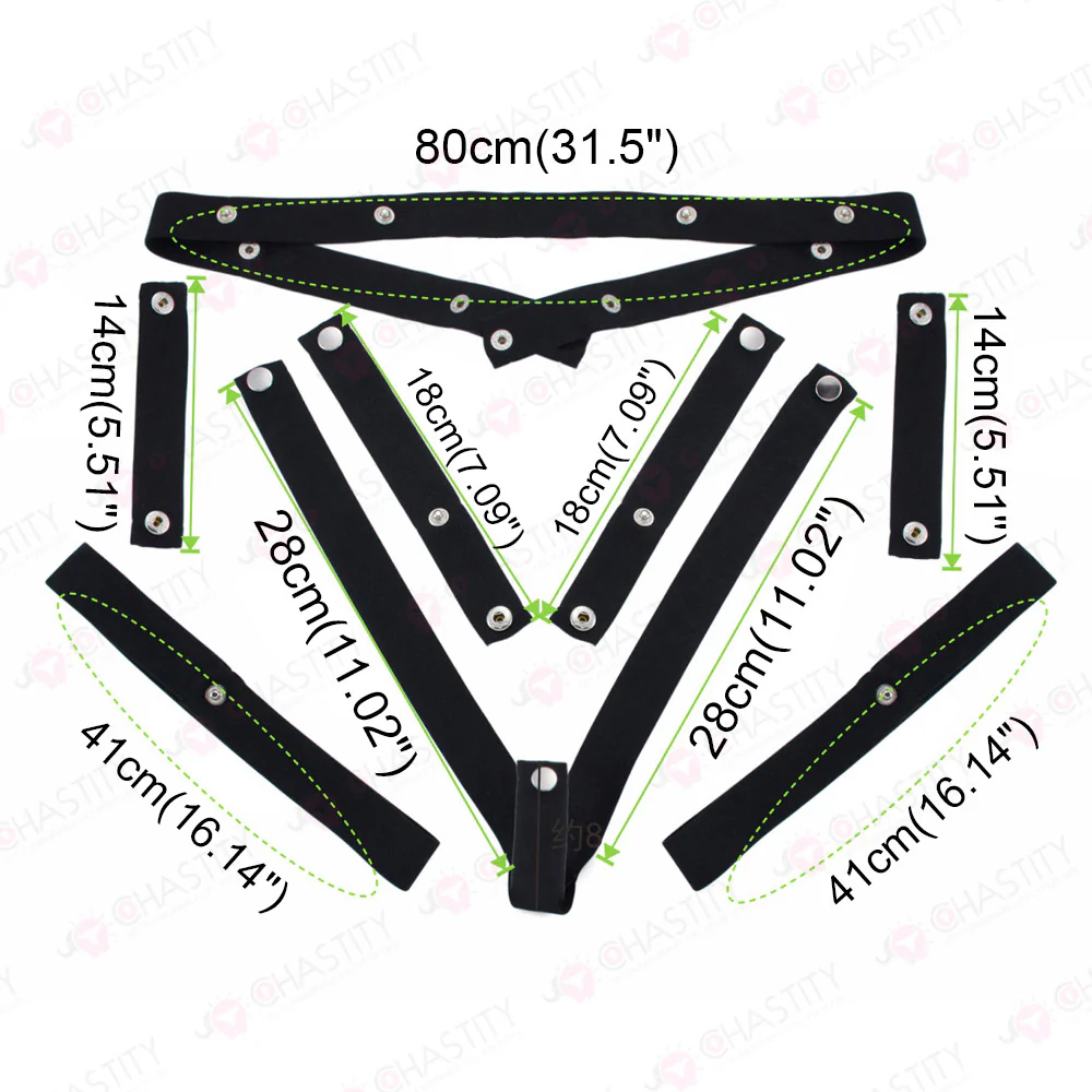 All-Around Anti-Sagging Chastity Cage Elastic Band - Image 3
