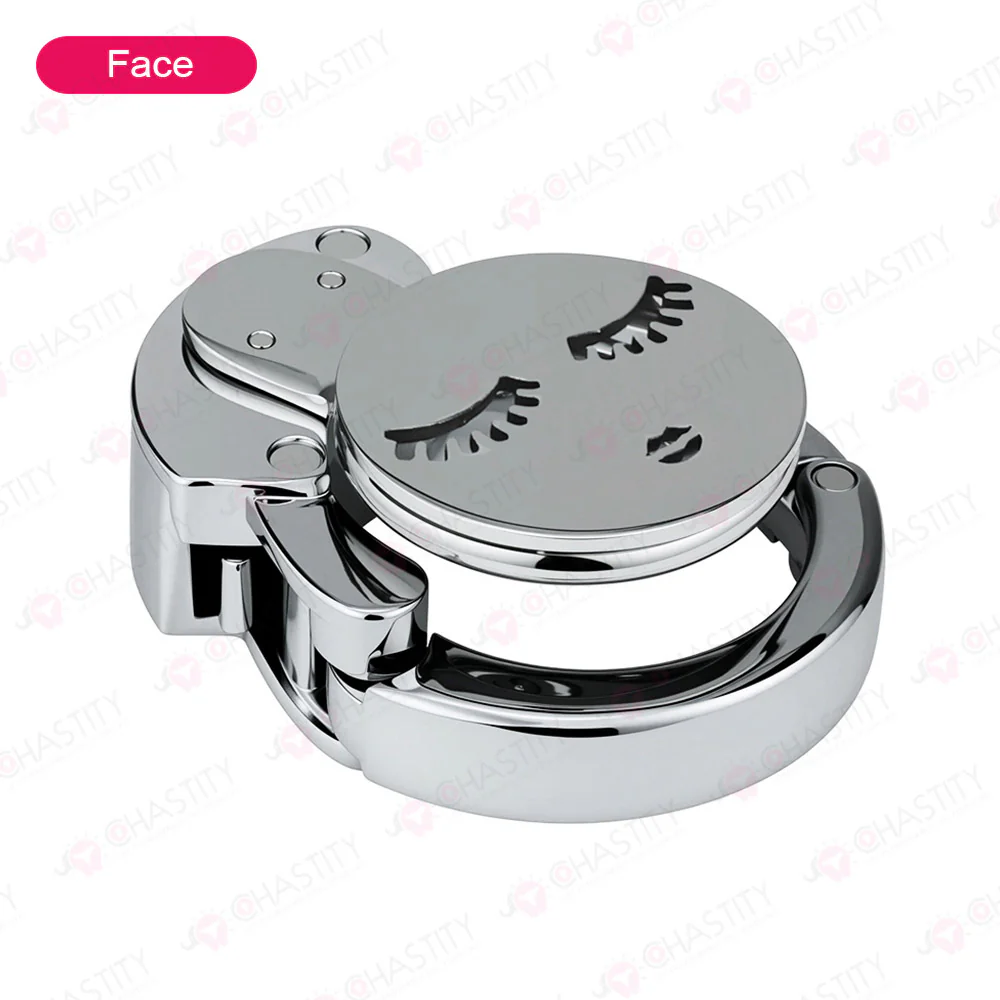 Adjustable Ring & Button-Lock Chastity Cage Emoji - Image 7