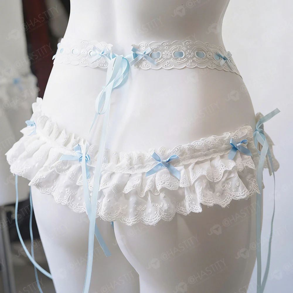 Lace Chastity Cage Skirt Support Strap - Image 3
