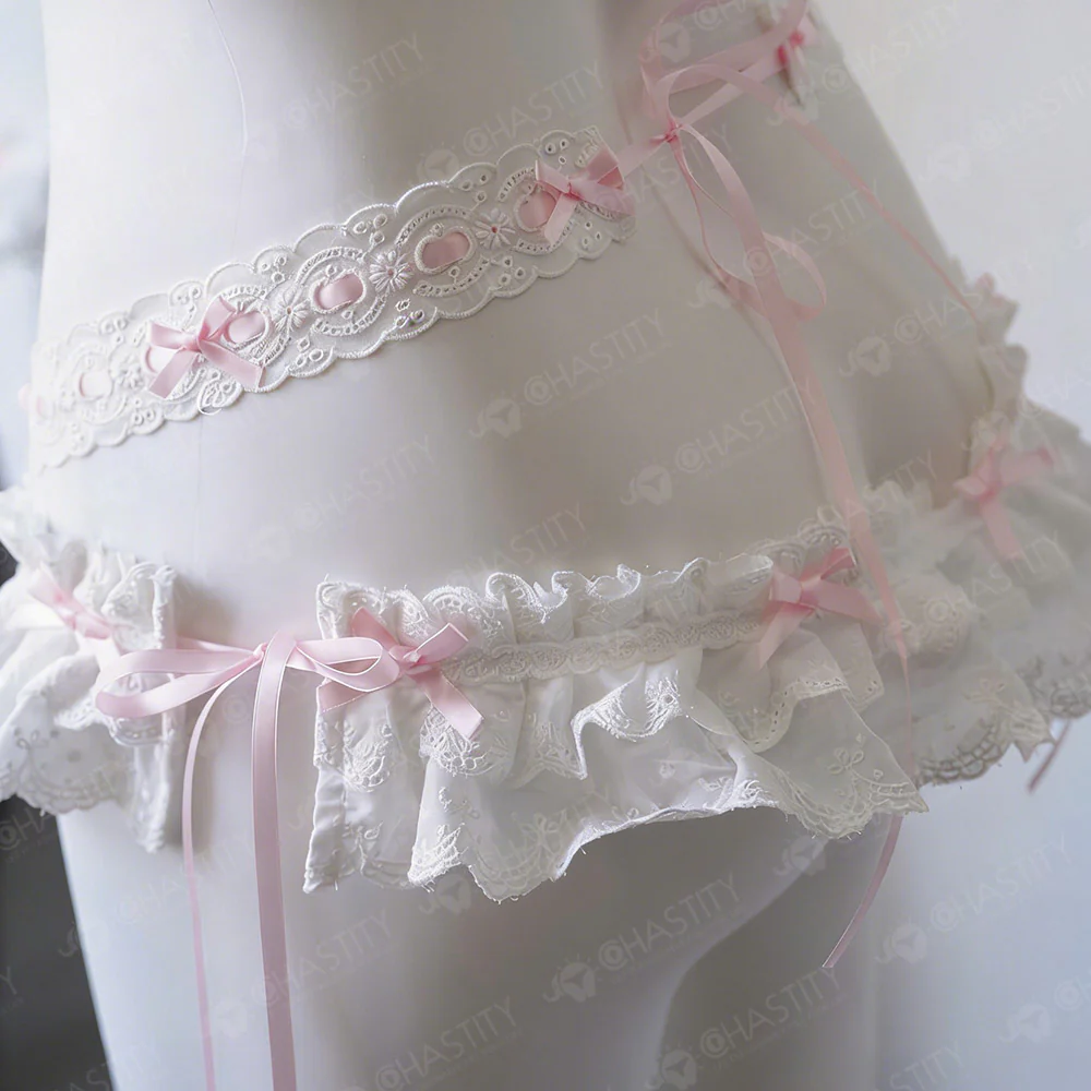 Lace Chastity Cage Skirt Support Strap - Image 8