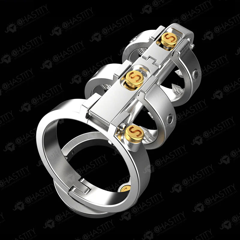 Steampunk Series Chastity Cage Torture - Image 2