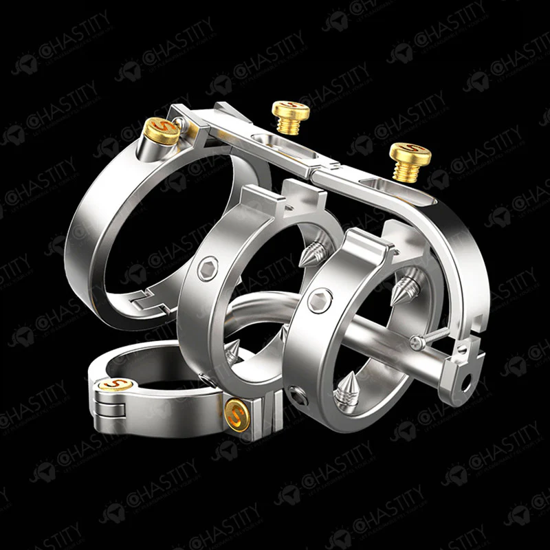 Steampunk Series Chastity Cage Torture - Image 5