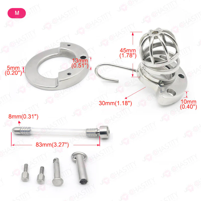 Chastity Cage With Ball Stretcher - Image 5