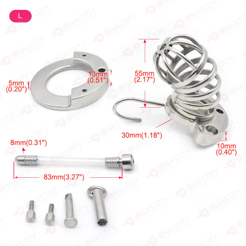 Chastity Cage With Ball Stretcher - Image 7