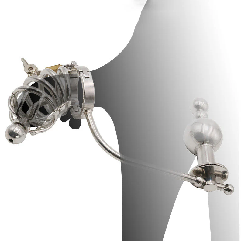 Chastity Cage With Butt Plug - Image 6