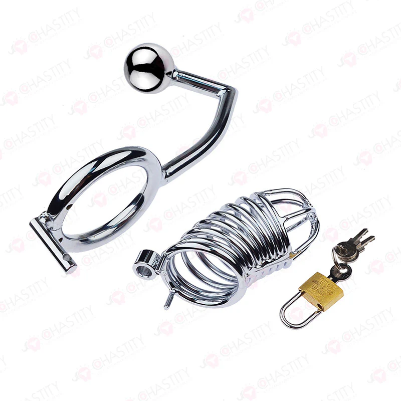 Chastity Cage With Handcuffs - Image 7