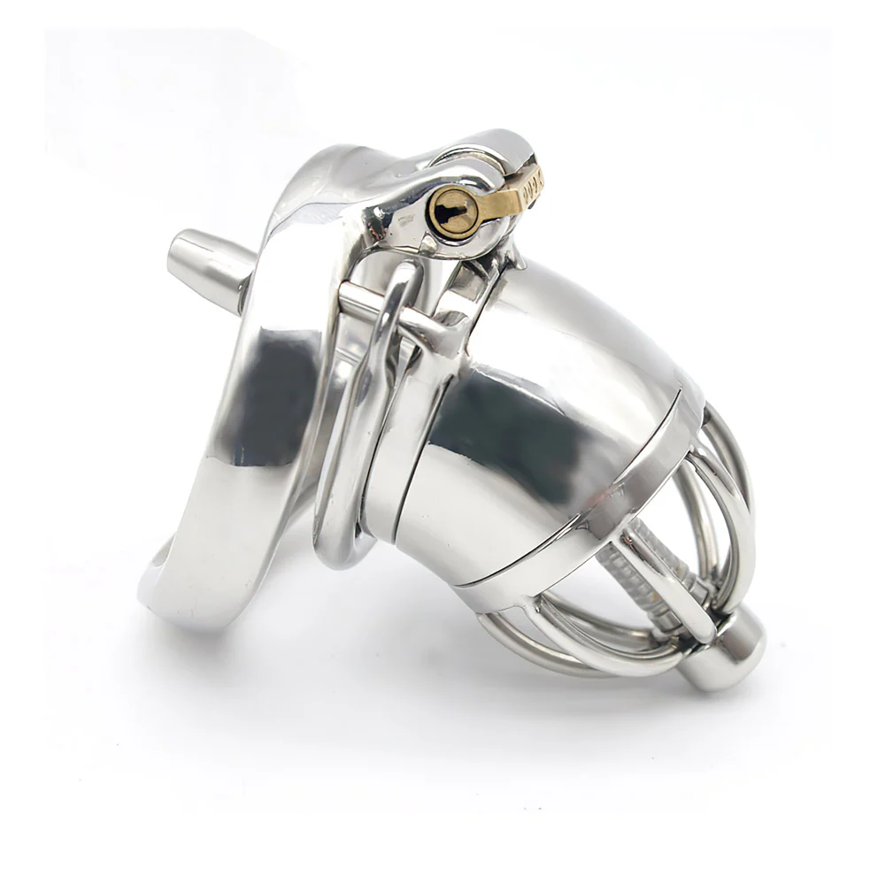 Chastity Cage With Penis Plug - Image 2