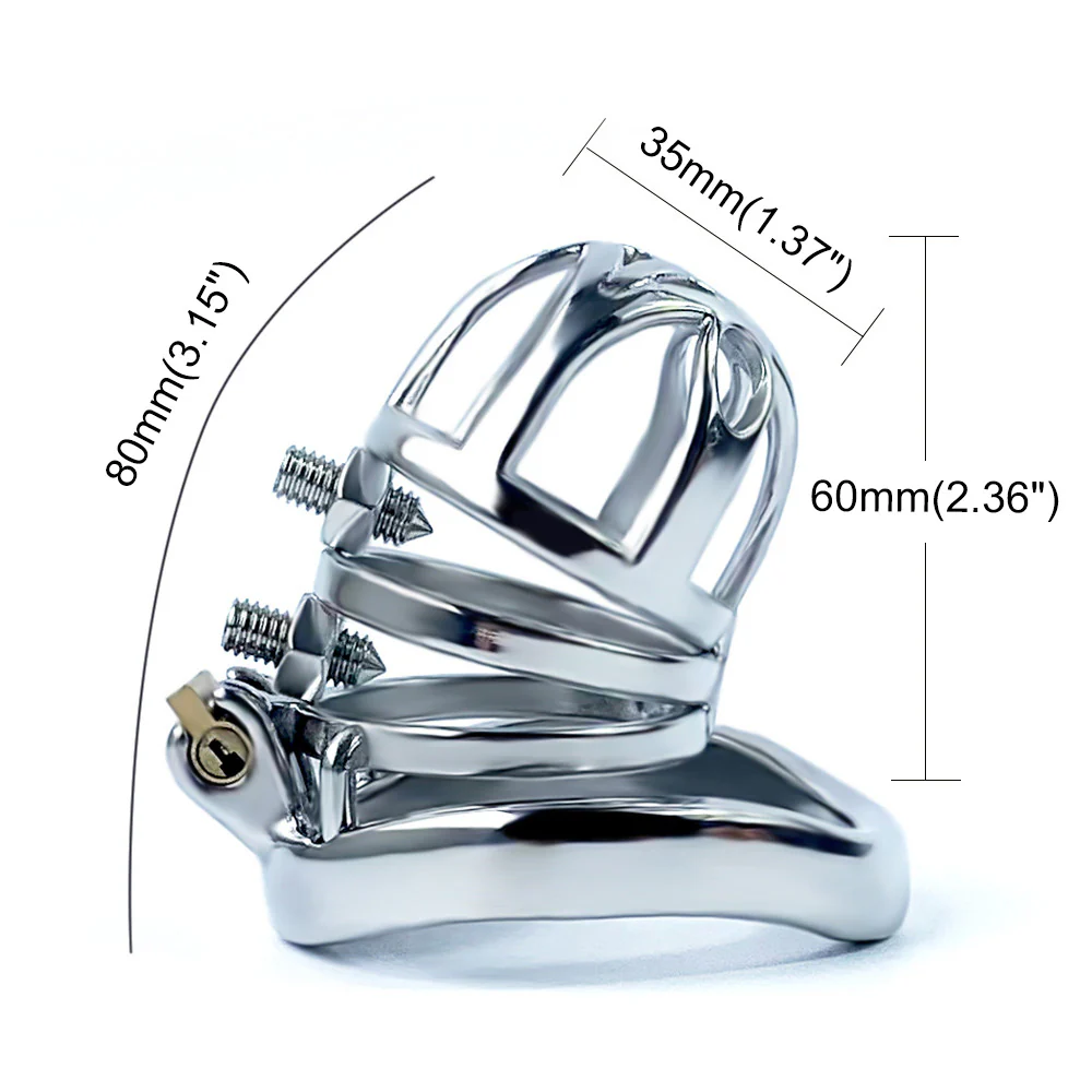 Chastity Cage With Spikes - Image 5