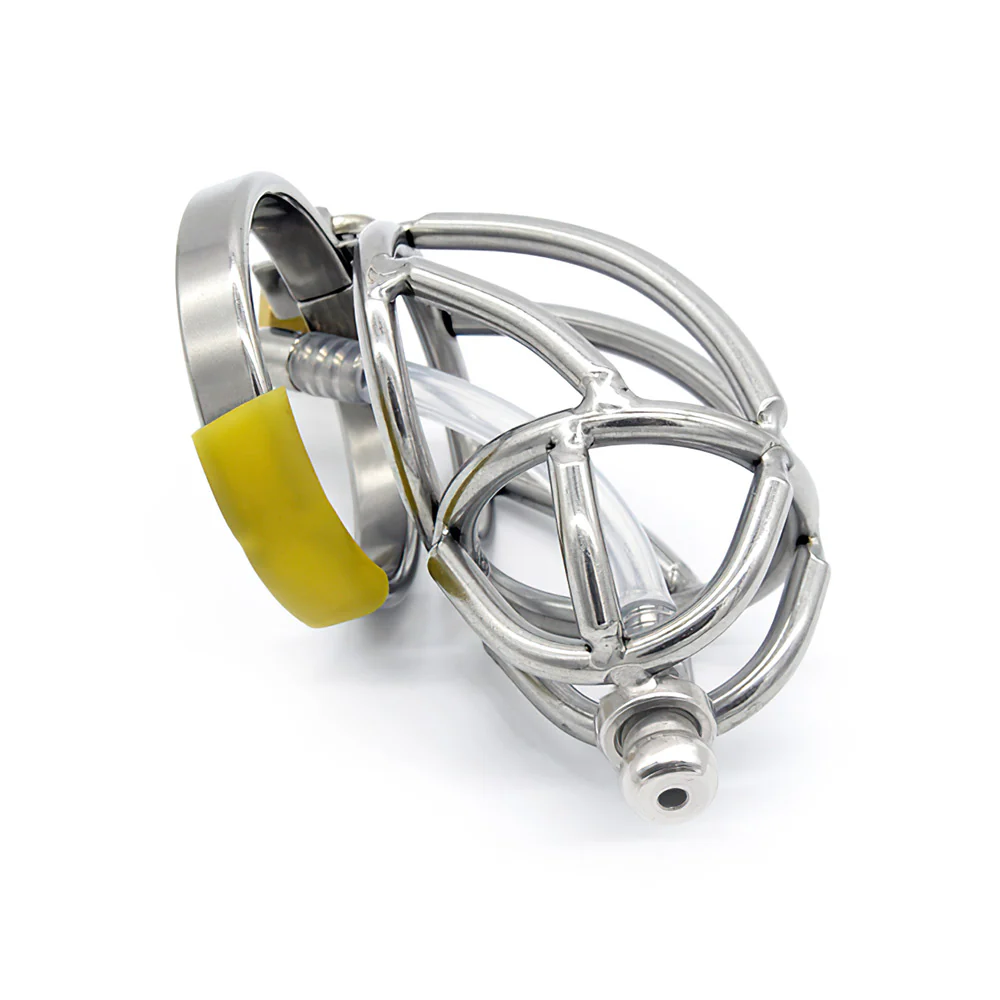 Chastity Cage With Urethral Tube - Image 3