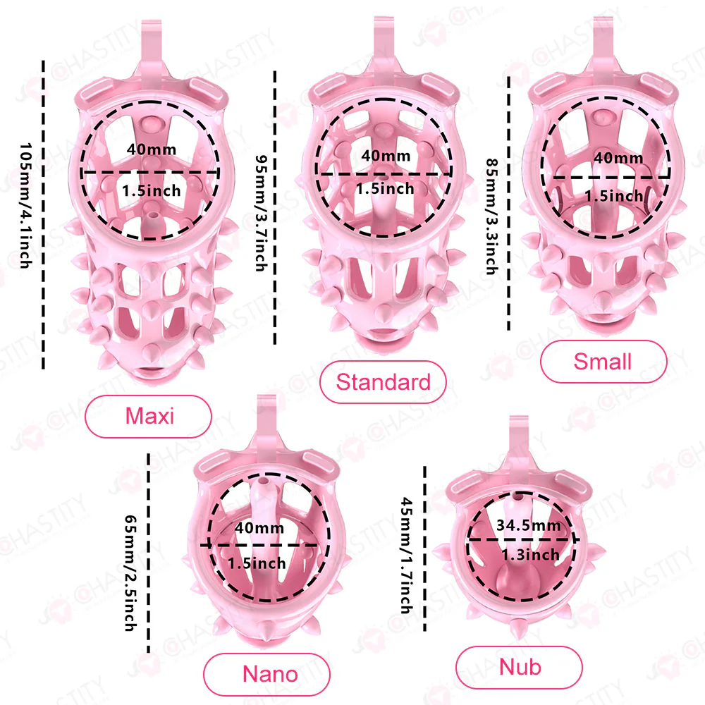 Chastity Lock With Silicone Nails - Image 8