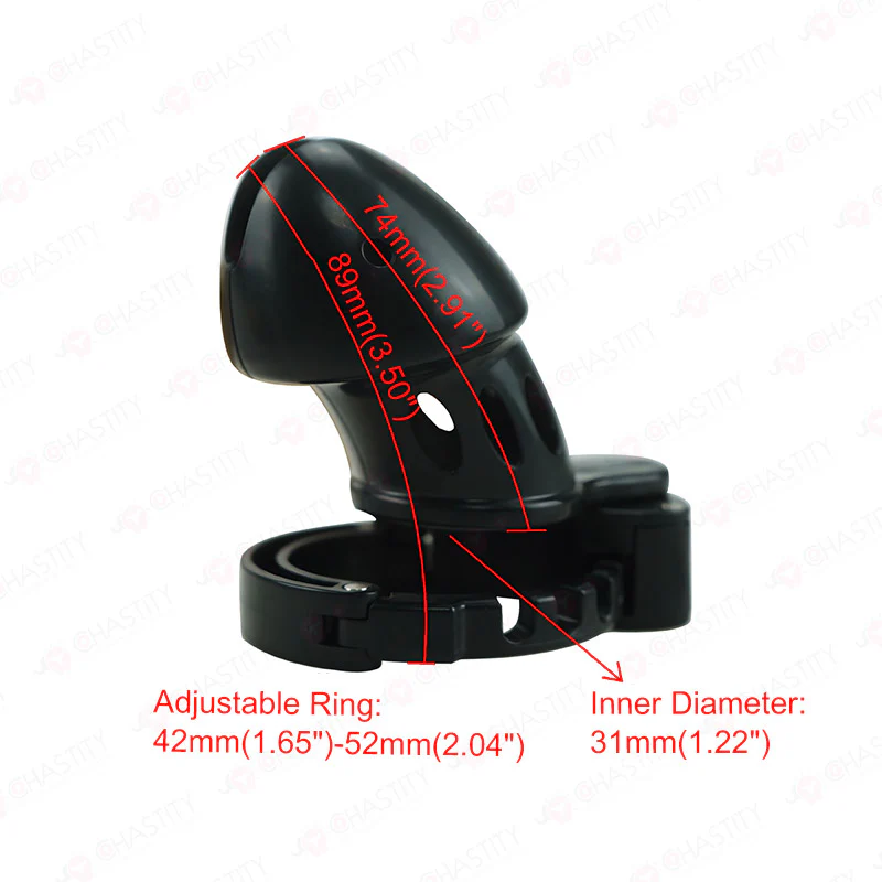 Chastity Plastic Device ( Adjustable Ring ) - Image 3
