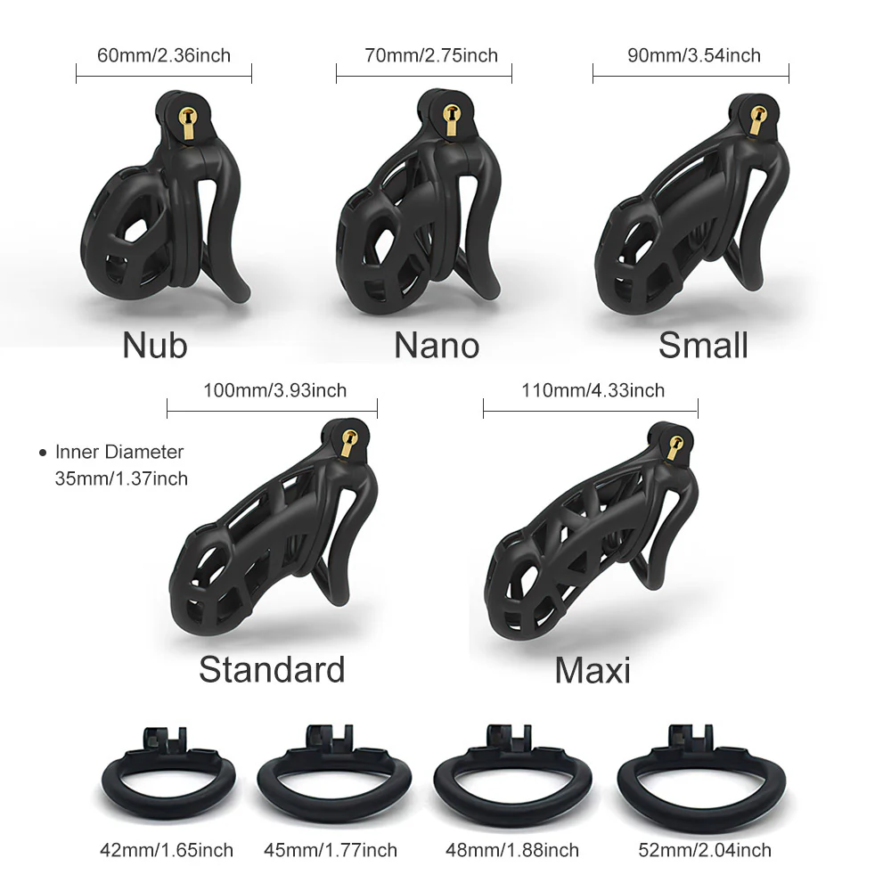 Cobra Male Chastity Cage - Image 6