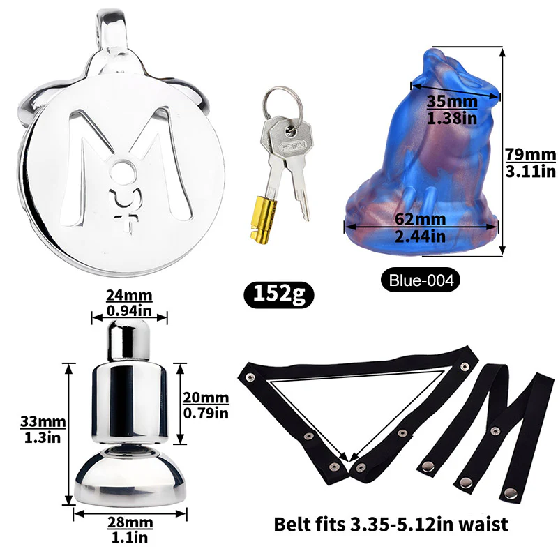 Cock Block Device With Monster Dildo - Image 17