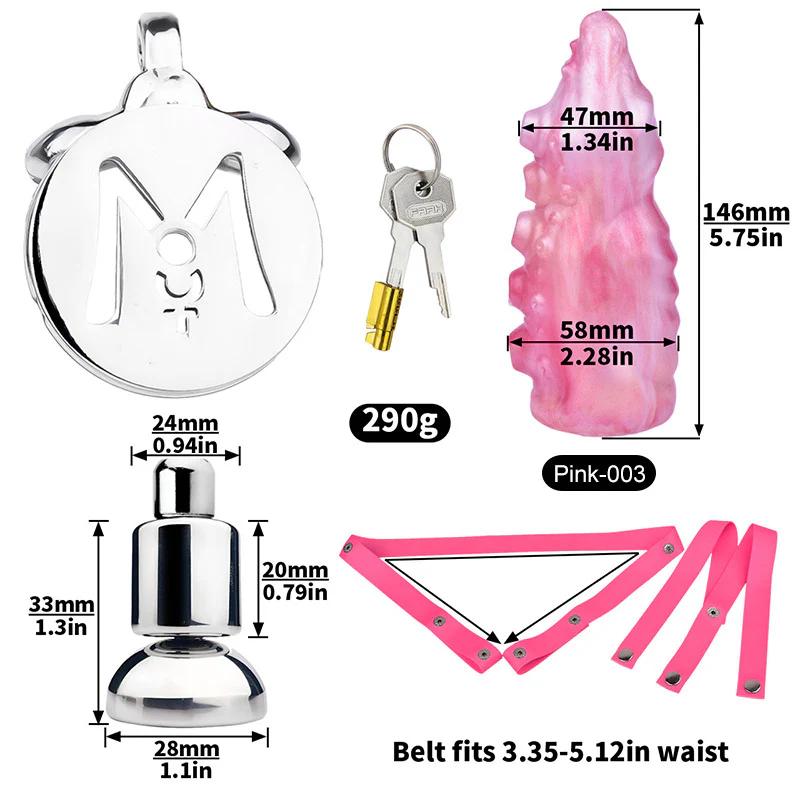 Cock Block Device With Monster Dildo - Image 8