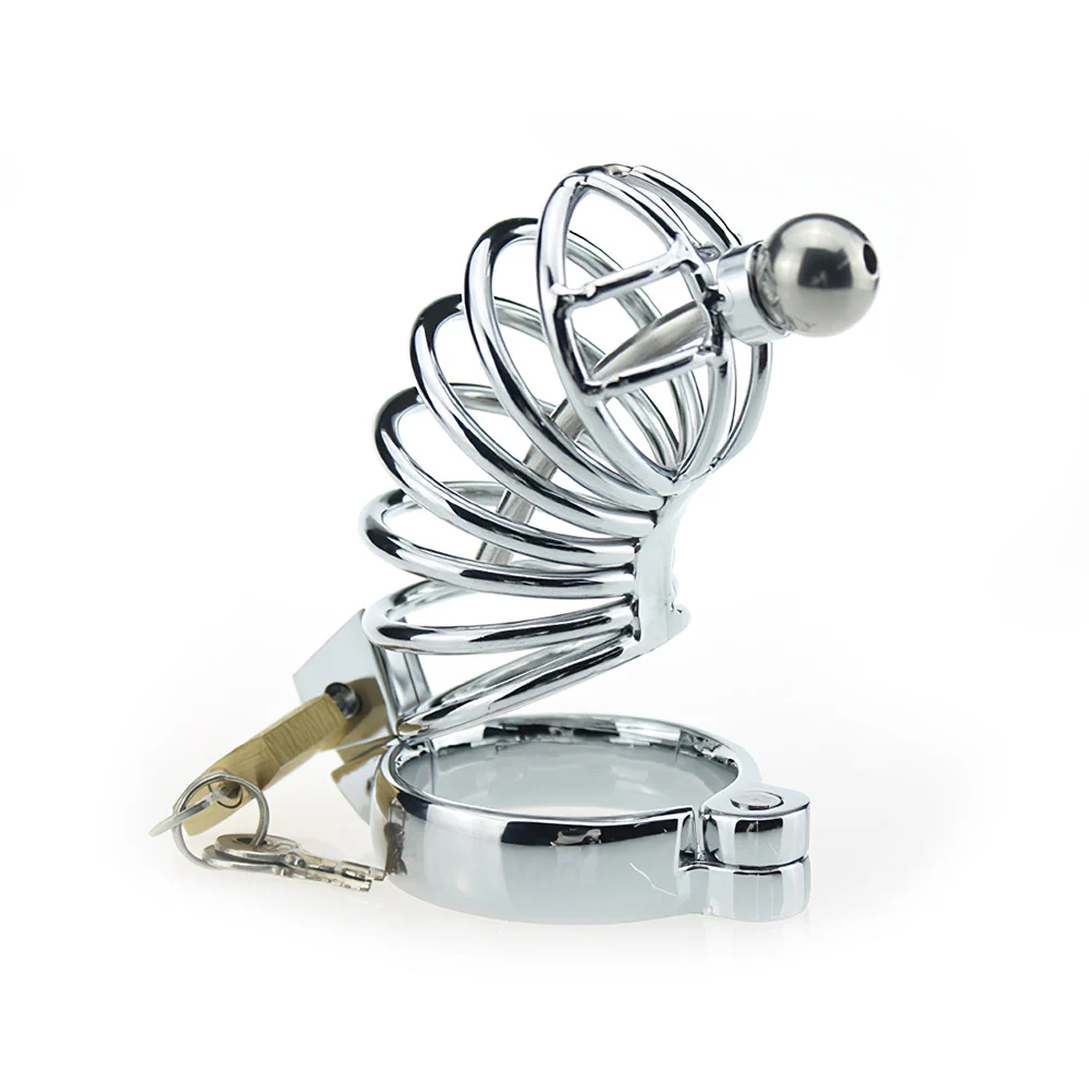 Cock Cage With Catheter (3 Rings) - Image 7