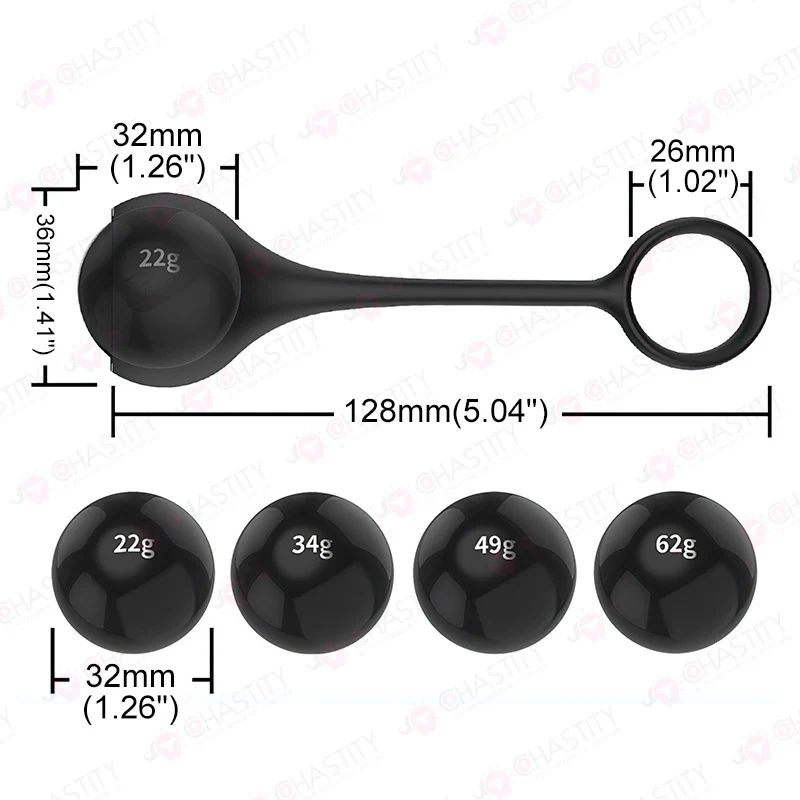 Cock Training With Dumbbell Ball - Image 3