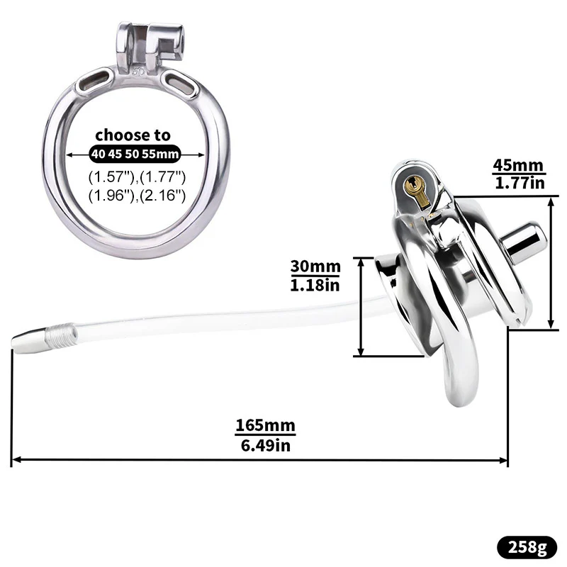 Flat & Inverted Cocoon Penis Chastity Device - Image 3