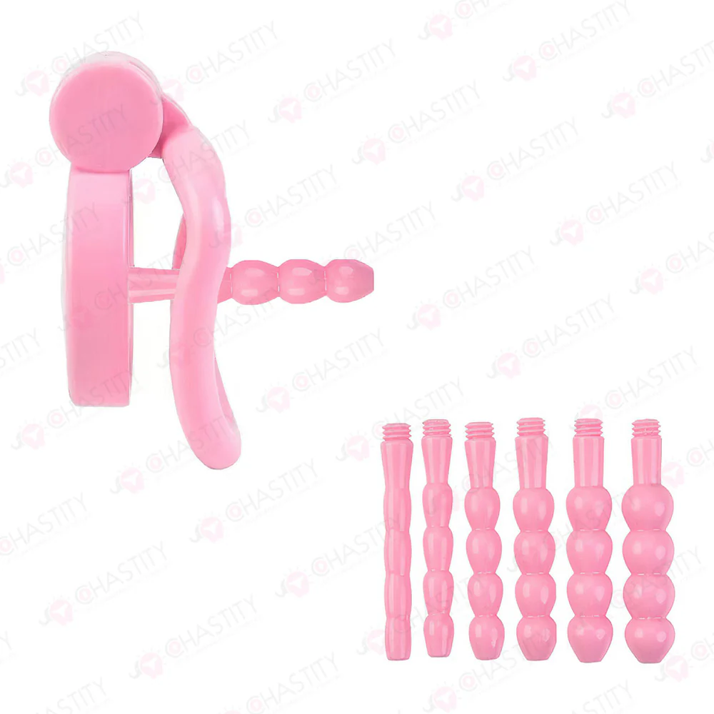 Compact Chastity Device With Urethral Plug Kit - Image 5