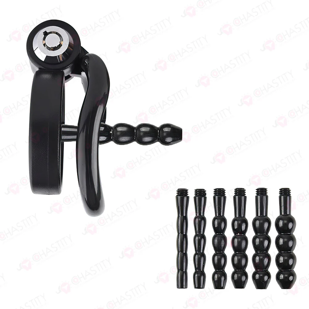 Compact Chastity Device With Urethral Plug Kit - Image 6