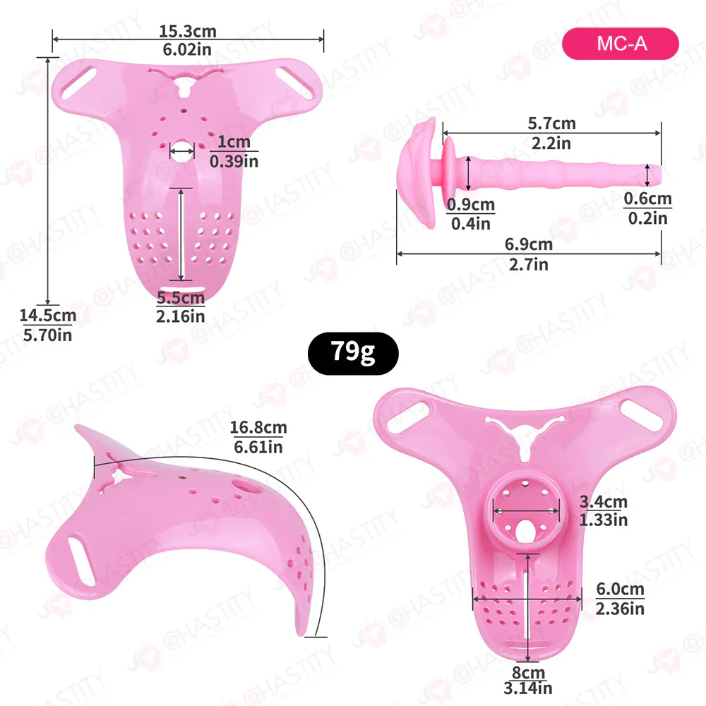 Cross Dressing Wearable Chastity Plate - Image 3