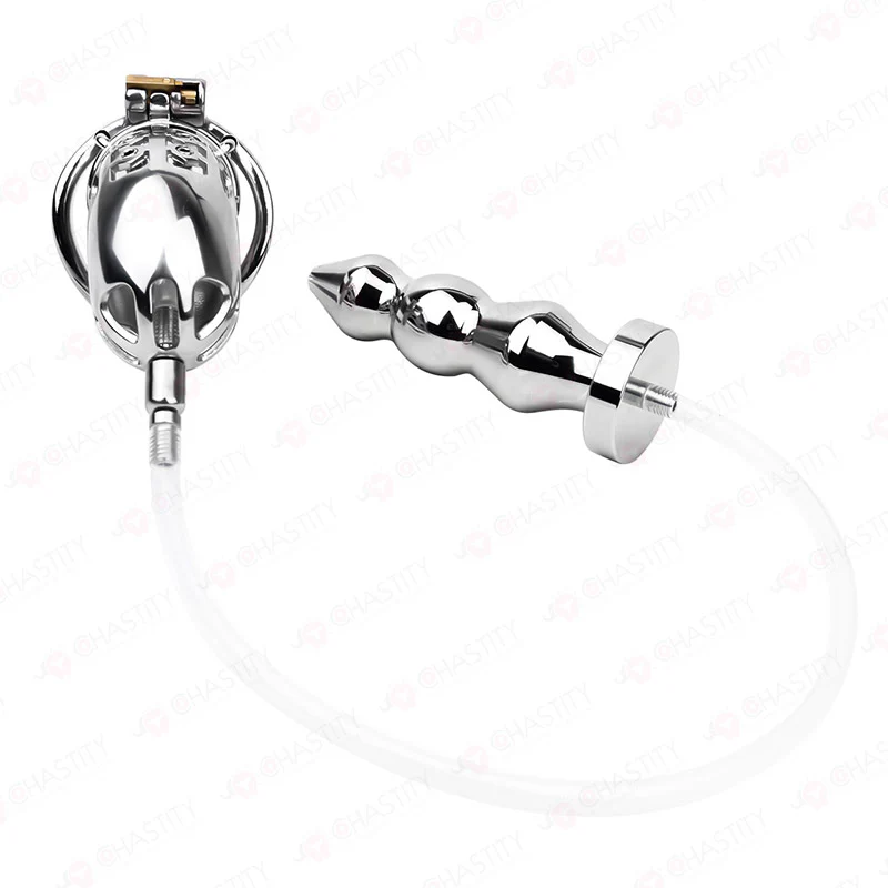 Cruel Male Chastity Device (With Anal Plug) - Image 12