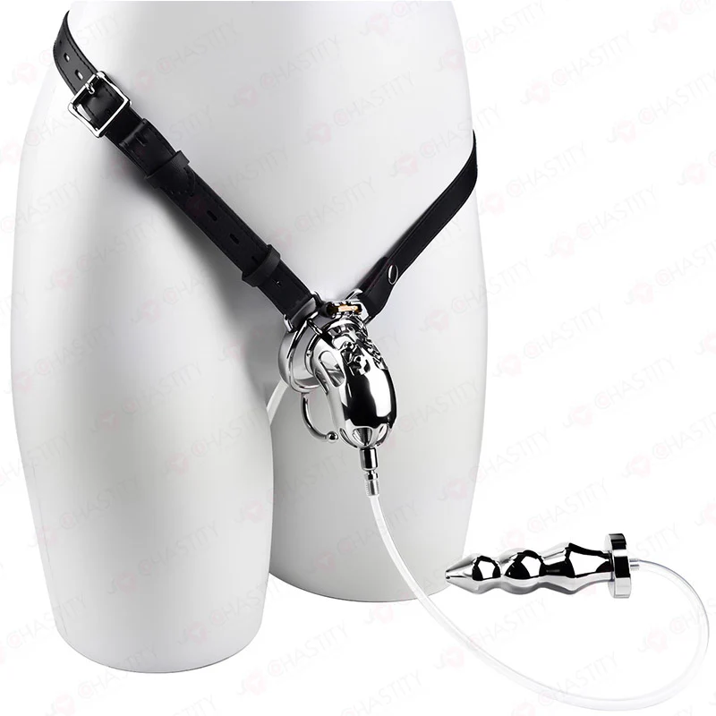 Cruel Male Chastity Device (With Anal Plug) - Image 14
