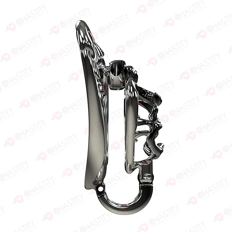 Dark Magic Chastity Cage with Gemstone - Image 11