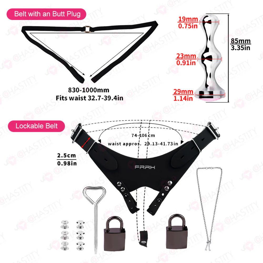 Deep Inverted Screw Lock Chastity Cage - Image 4